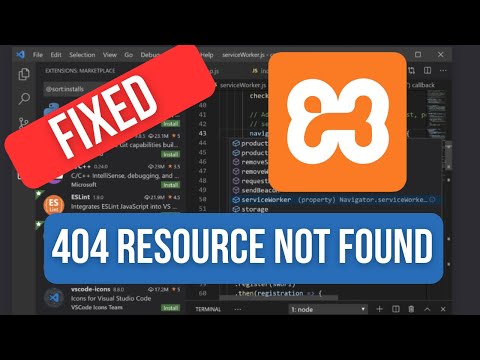 FIX: Localhost HTTP Error "404 Resource Not Found" in XAMPP Apache Server