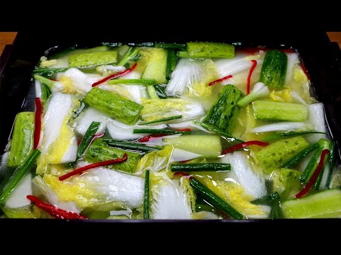 "오이물김치" 다 먹을 때까지 무르지 않고 아삭아삭 맛있어요