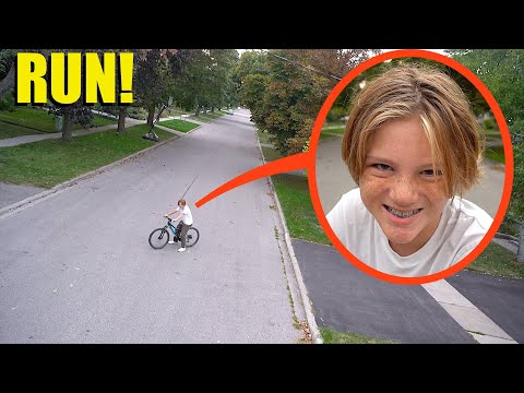 If you ever see him riding a Bicycle in your NeighborHood.. Lock your doors & call 911!