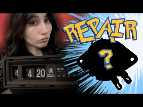 This 80's FLIP CLOCK repair almost BROKE me (GE 7-4305F).