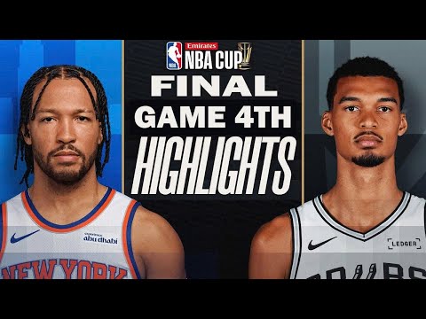 New York Knicks VS San Antonio Spurs Game 4TH Highlights - Dec 16 , 2025 | NBA CUP FINAL