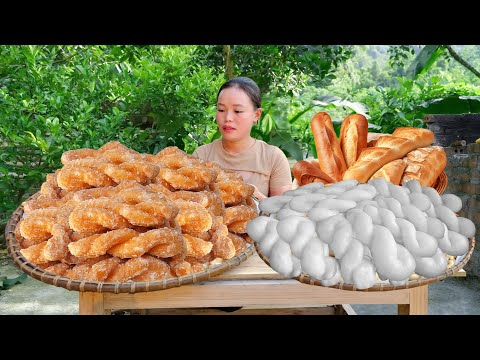 Specialty Cake that Sells Out Every Time at the Market. Cooking Fried Breadstick using Family Recipe