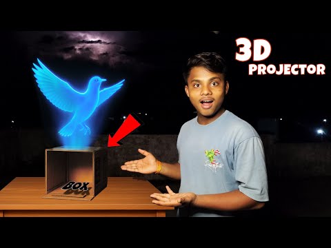 Sirf Cardboard Se Banaya 3D Hologram Box – आँखो का धोका या SCIENCE ?