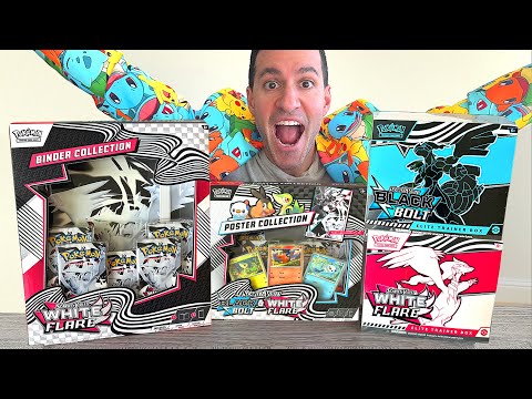 I Opened EVERY Pokemon Black Bolt and White Flare Product