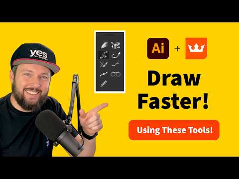 Forget the Pen Tool in Adobe Illustrator! This tool is way better! #adobeillustrator