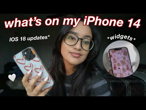 WHATS ON MY IPHONE 14 | widget customization + apps