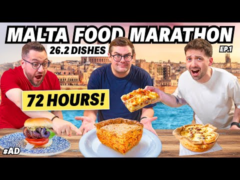 MALTA FOOD MARATHON CHALLENGE: 26.2 Dishes in 72 Hours Ep.1