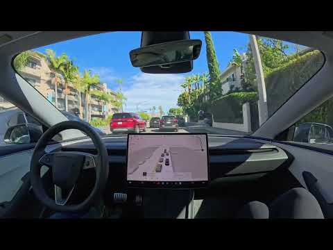 Sit back and let your Tesla drive you through Hollywood