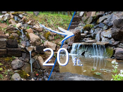 This AMAZING Waterfall! A Backyard Mountain Stream.
