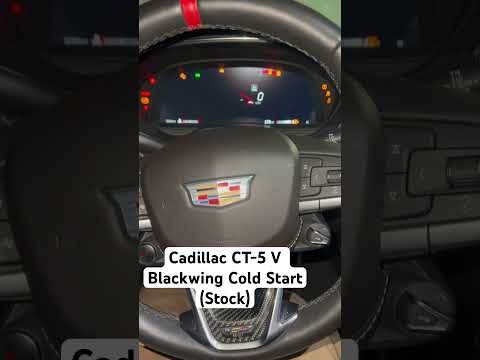 2022 Cadillac CT5-V Blackwing Cold Start (Stock)