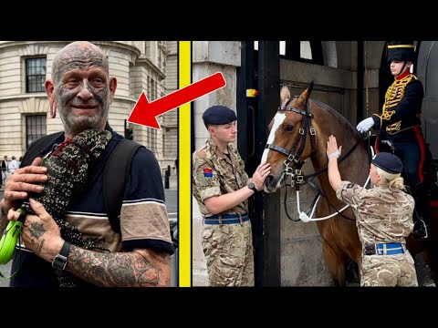 YOU HAVE TO SEE THIS! At HORSE GUARDS