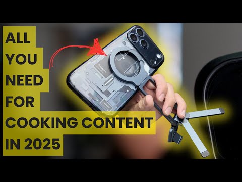 Ulanzi MA38 x iPhone 17 Pro Max - the Perfect Magsafe Tripod for Cooking Content Doesn't Exi-