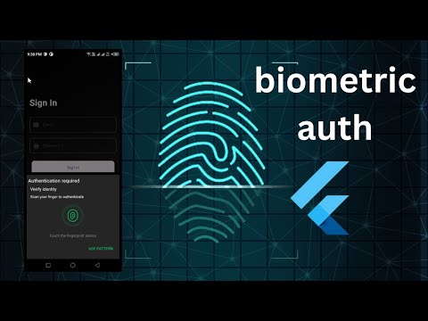 add fingerprint in flutter app | flutter fingerprint authentication | biometric in flutter app