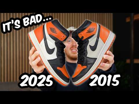 They RUINED It. The New 2025 vs 2015 Air Jordan 1 Shattered Backboard