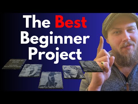 Create Stunning Slate Coasters on a Budget Laser Engraver (Make Money & Great gift ideas).