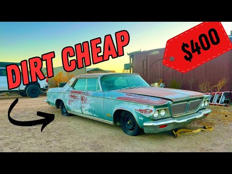 1964 Chrysler for $400! After sitting 25 YEARS will it run and drive again?