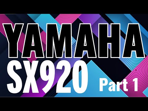 Yamaha SX920 Brand new arranger keyboard review part 1