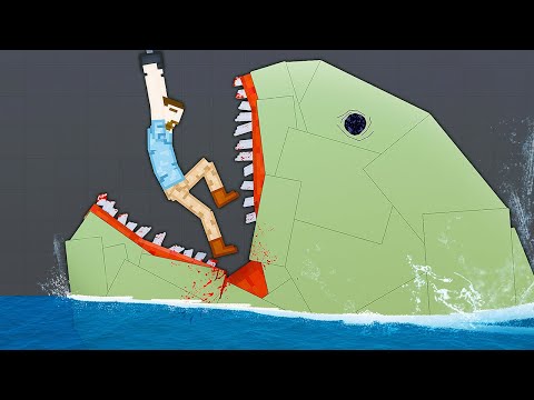 Feeding BLOOP Ragdolls That are ALIVE - People Playground Mods