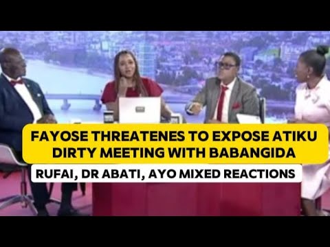 Ayo Fayose Threatenes To Expose Atiku Over Minna Secret Meeting with IBB