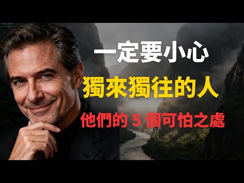 一定要小心獨來獨往的人,獨來獨往人的 5 個可怕之處