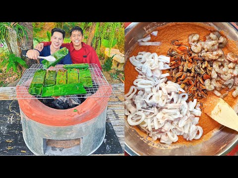 ห่อหมกทะเลย่างสร้างอาชีพ เอิร์ธสดชื่น อาร์มหรอยอีหลี