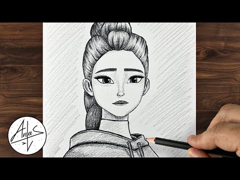 How to Draw Rumi from K‑Pop Demon Hunters (Realistic Step-by-Step Tutorial) | Anas Art Academy