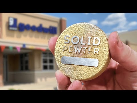 Turning Thrift Store Metal Into Profit (Pewter Ingots)