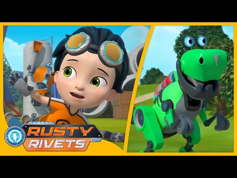Rusty’s Pet Project / Super Sticky Glue +MORE | Rusty Rivets | Cartoons for Kids