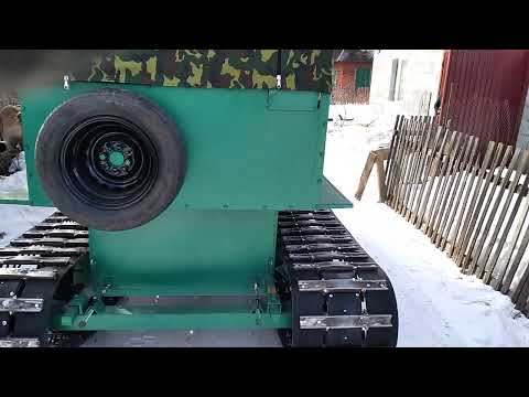 Review of a DIY all-terrain vehicle on tracks (Dream) For sale.