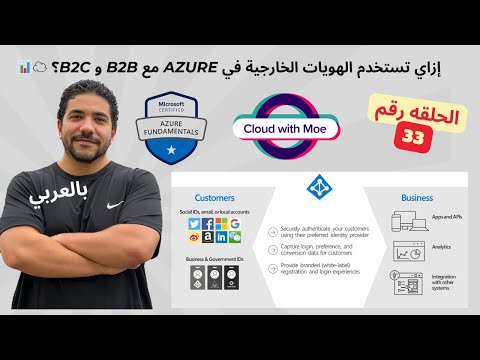 [33] AZ-900 | Describe external identities in Azure including B2B & B2C - Arabic |شرح