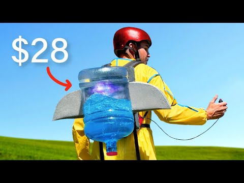 I Built a $28 Jetpack… And Tried Flying It
