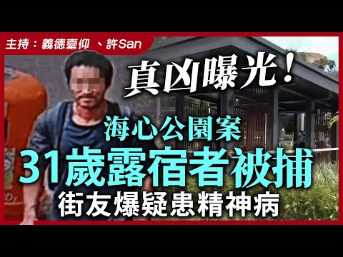 真凶曝光！海心公園案，31歲露宿者被捕，街友爆疑患精神病