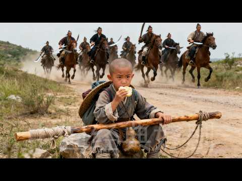 8-year-old monk ventures alone into martial world, defeats ten top assassins with a wooden stick.