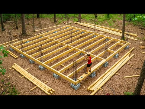 30 Days of Magic: Girl Turns Idea into Real Wooden House – Beautiful Beyond Expectation!