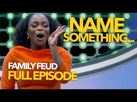 Name Something | Family Feud Full Episode