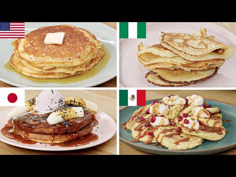 11 Chefs from 11 Countries Make Pancakes | Epicurious