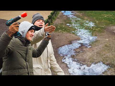 The meadows are flooded
