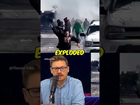 Lady grabs live flashbang and it doesnt go well..