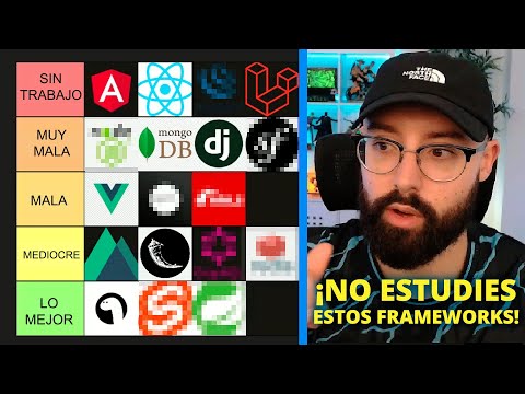 PEORES y MEJORES Frameworks de Desarrollo Web 📚 TIERLIST: Futuro y Trabajo para programadores 👨‍💻