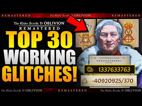 Top 30 GLITCHES in Oblivion Remastered that still Work After Patch (Ultimate Glitch Guide)