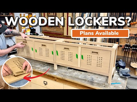 Easy Three Day Build || Making Wooden Lockers