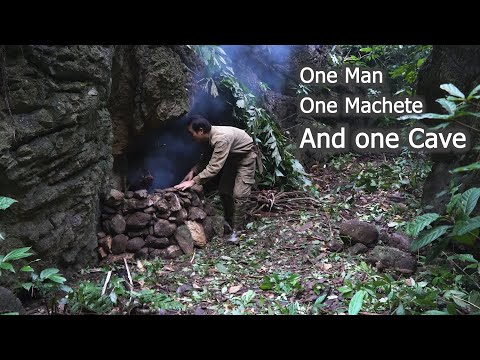 One man, one Machete, and a Cave — a raw, Primal Hunt | Three days deep in the Wilderness