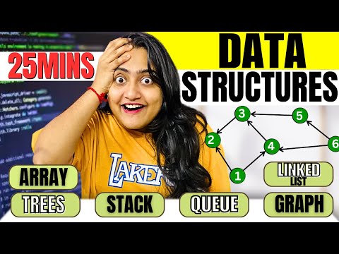 😳Master DATA STRUCTUREs in Jus 25Mins EASILY(Beginners with CODE)🔴