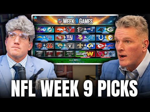 The Pat McAfee Show Picks & Predicts Every Game For NFL's 2025 Week 9 Weekend