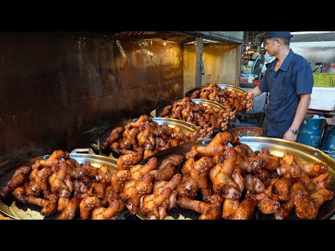 400Kg Chickens Sold Out in Just Few Hours by Thai Family Hard Working Together | Thai Street Food