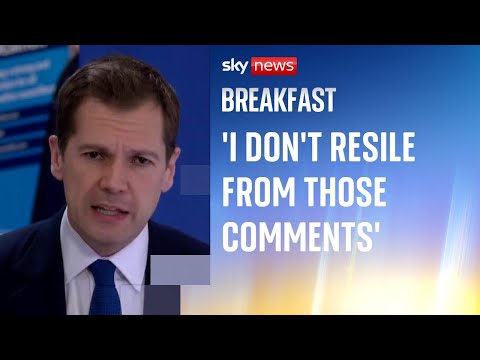 Jenrick defends comments calling area badly 'integrated'