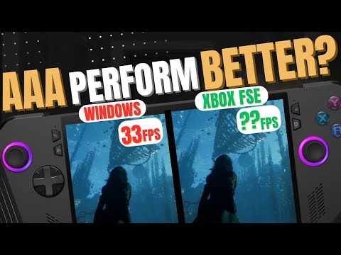 Do AAA games PERFORM BETTER in Xbox Full Screen Experience?