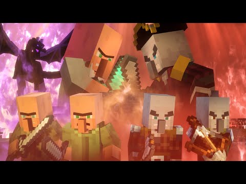 Villagers vs Pillagers LIFE - FULL MOVIE | MINECRAFT ANIMATION