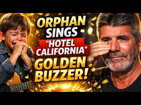 Orphan Sings “Hotel California” on AGT — Simon Cowell CRIES & Hits GOLDEN BUZZER! 😭✨
