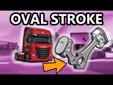 Oval Piston and Oval Stroke! Is Ferrari CRAZY? 🤯 🐴 V12 Patent 3D